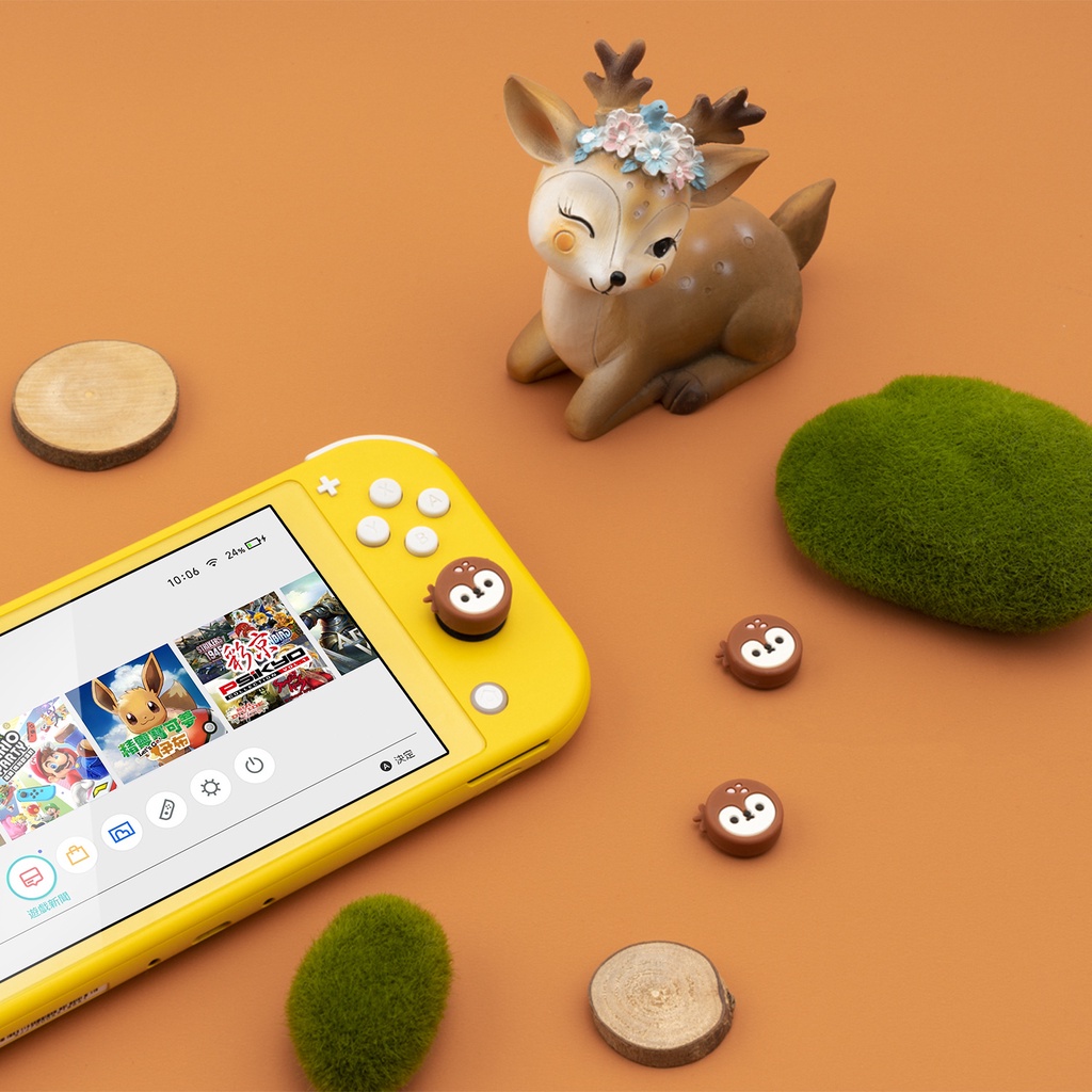 Nintendo switch Lite/OLED Vỏ bọc silicon bảo vệ nút điều khiển máy chơi game joycon Bao bảo vệ