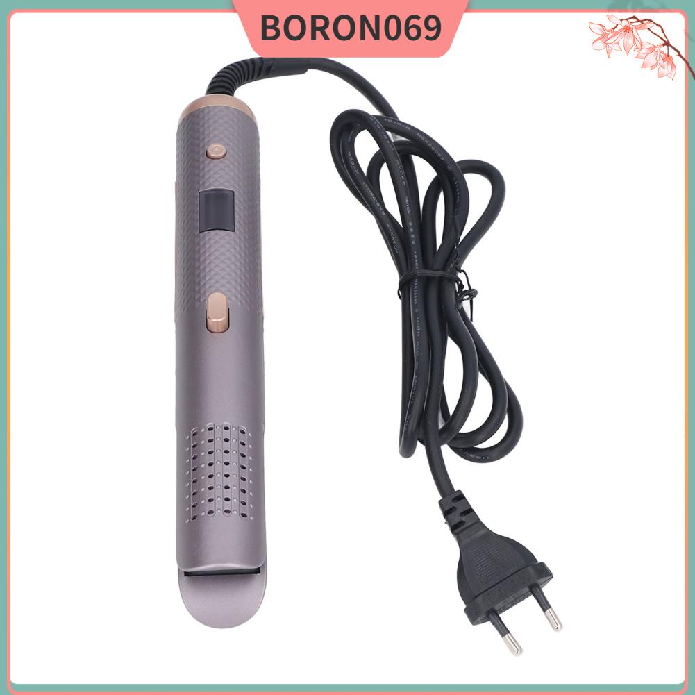 Boron069 Boron069 Máy duỗi tóc LED Màn hình kỹ thuật số 2 trong 1 Chăm sóc ion âm Có thể điều chỉnh 5 cấp độ Bàn là uốn EU Cắm 100 đến 240V