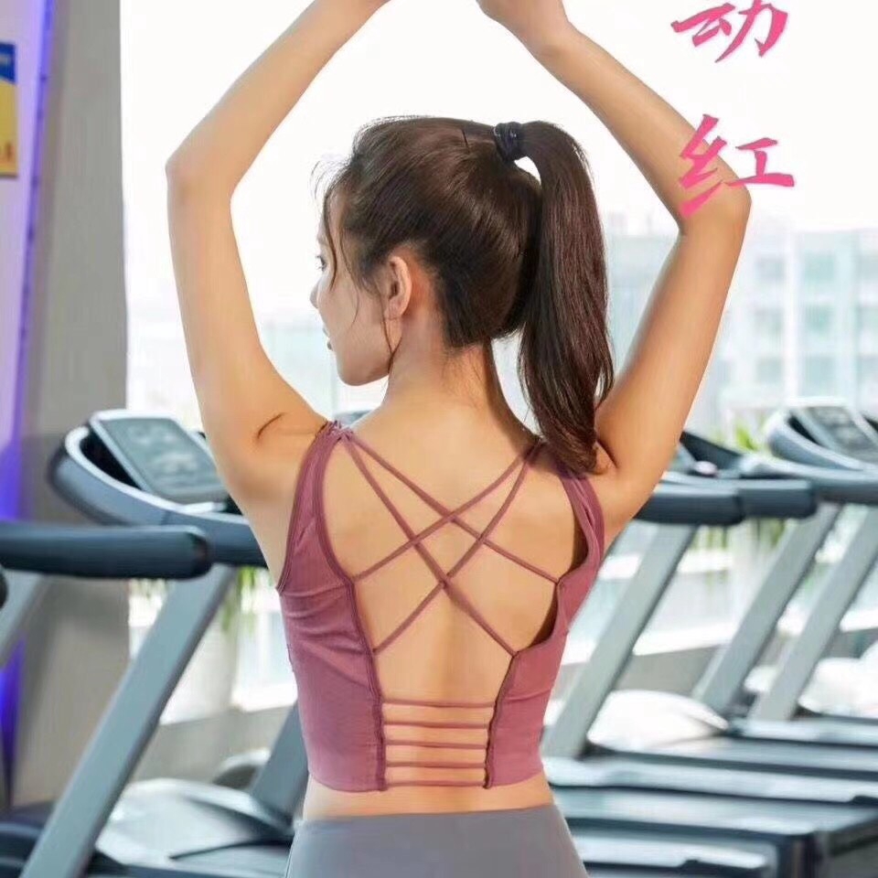 Áo bra tập Gym, Yoga dây đan sau mẫu mới siêu hot ms 8088 hàng qc cao cấp