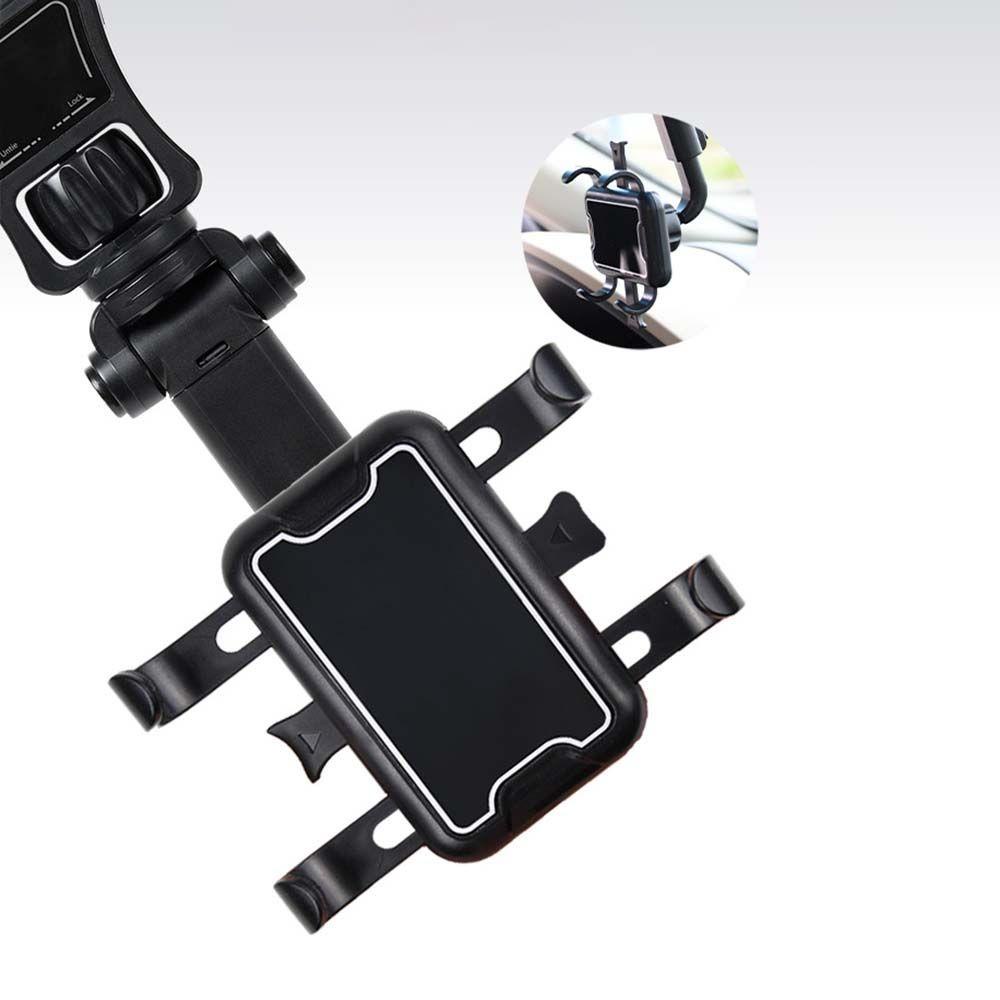 Giá Đỡ Điện Thoại GPS Xoay 360 Độ Gắn Tấm Chắn Nắng Xe Hơi