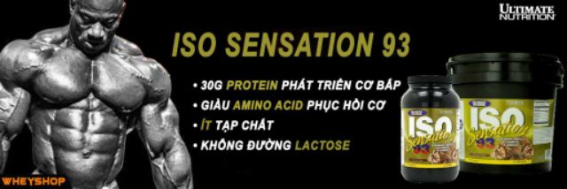 [Mã SKAMLTSM9 giảm 10% đơn 99K] Sữa Tăng Cơ 500gam ISO 93 Whey Protein Gói Dùng Thử