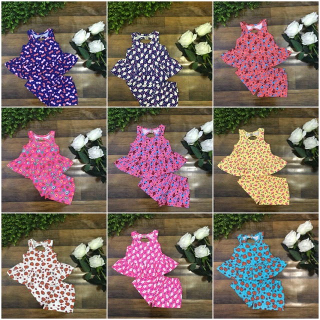 Set 3 bộ thun bé gái