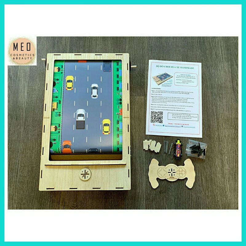 Bộ Đồ Chơi Đua Xe Handmade Bằng Gỗ (Đường Đua Siêu Tốc)
