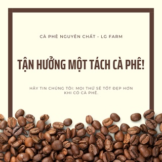 Bột cà phê nguyên chất - 500 gram - rang mộc