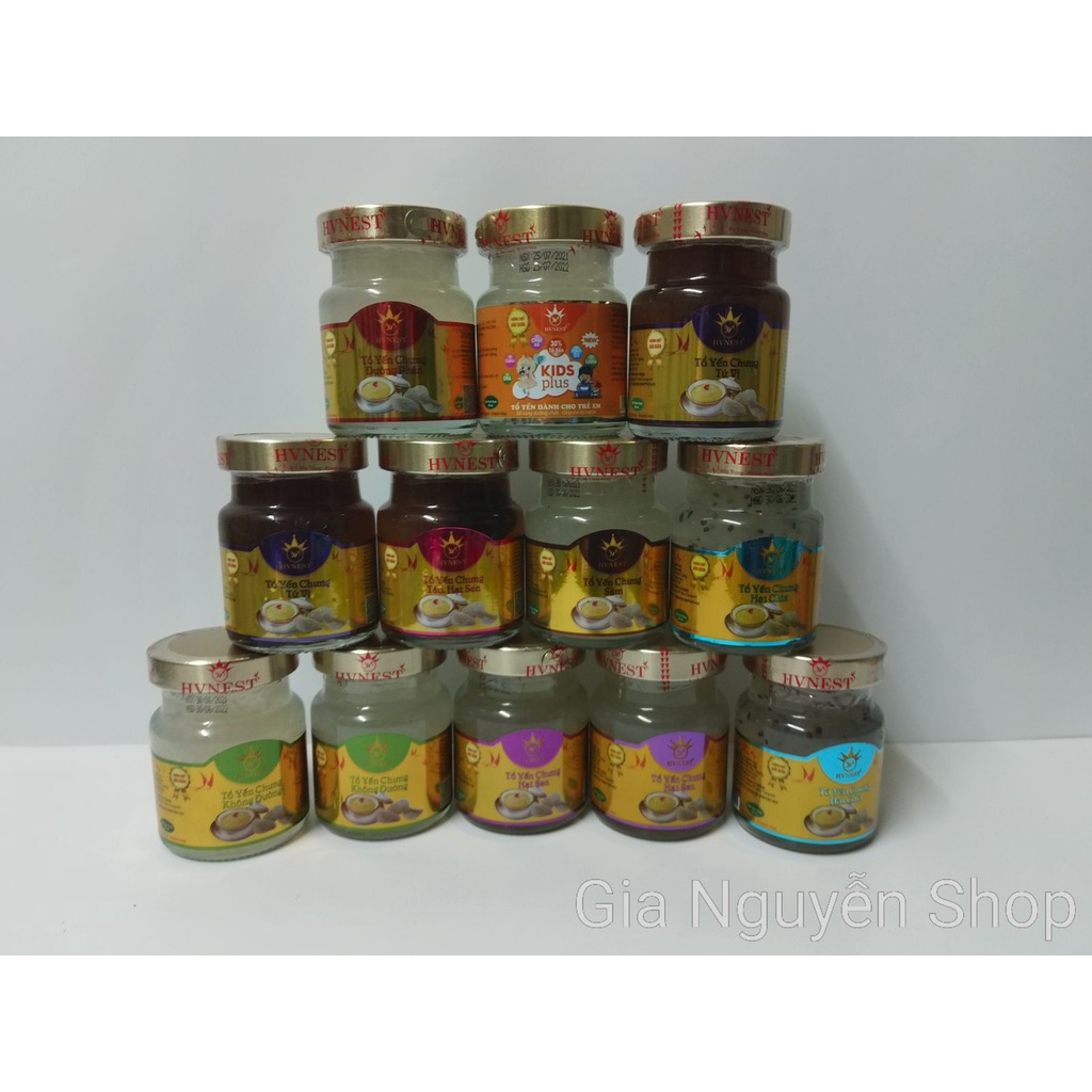Tổ Yến Sào HOÀNG VIỆT Chưng Sẵn 70ML Nhiều Vị Đường Phèn, Hạt Chia, Sâm, Hạt Sen, Táo Sen, Tứ Vị, Không Đường, Kids | BigBuy360 - bigbuy360.vn
