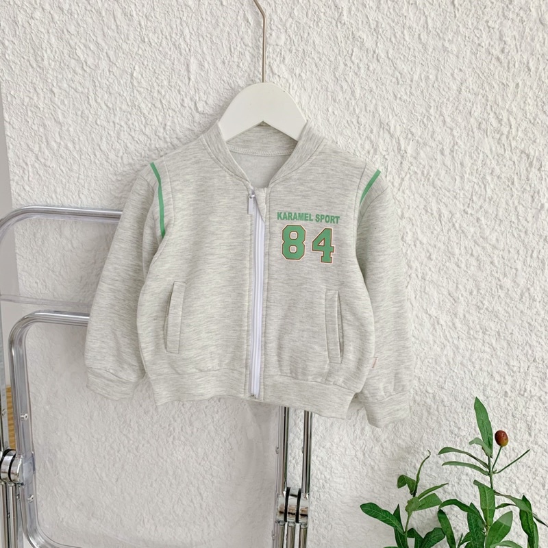 Bộ nỉ bomber da cá số 84 bé trai bé gái