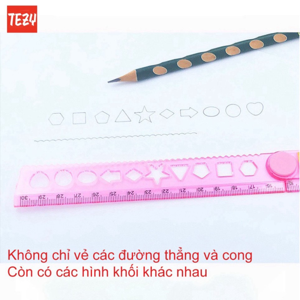 Thước kẻ học sinh gấp có thể mở rộng 30cm - TZ202114HNTZ202114HN