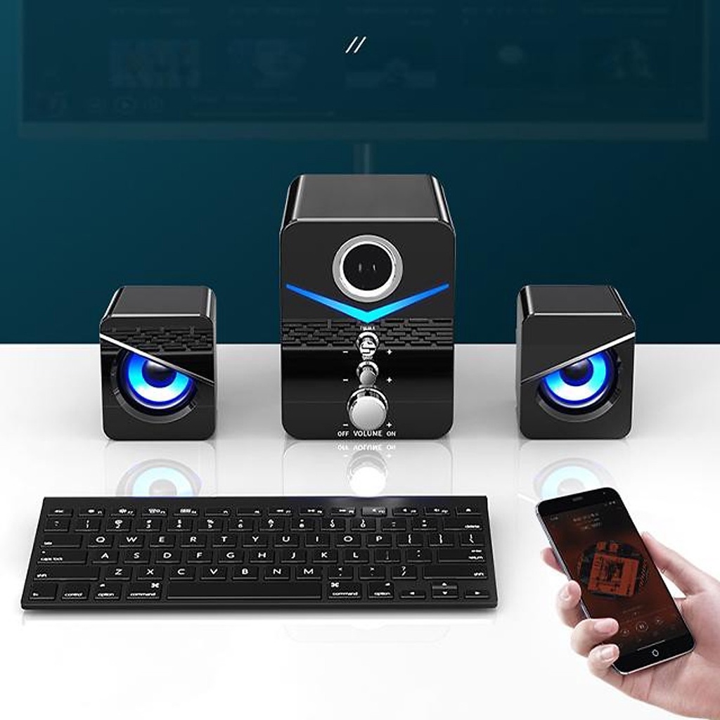 [ Xuất Khẩu Mỹ ] - Loa Bluetooth / Loa Dây Vi Tính - THE DEOSD - TD-D221-KB21 - Hàng Chính Hãng