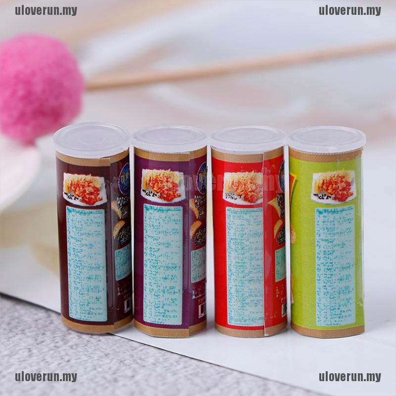 Set 4 Mô Hình Khoai Tây Chiên Tỉ Lệ 1: 12 Trang Trí Nhà Búp Bê