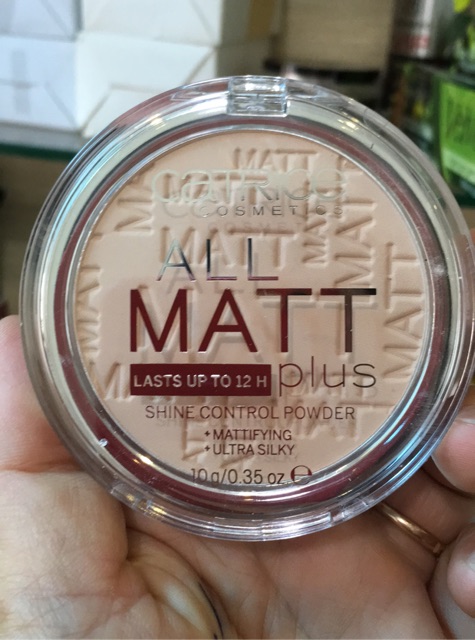 Phấn nén phấn phủ Catrice All Matt Plus Shine Control Powder