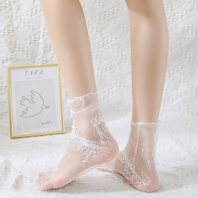 Đôi Vớ Ren Hoa MỏNg ThờI Trang SàNh ĐiệU Cho Nữ