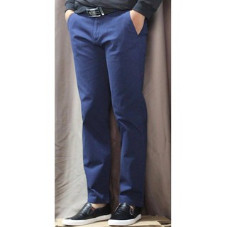 Quần Kaki dài nam màu xanh than sáng