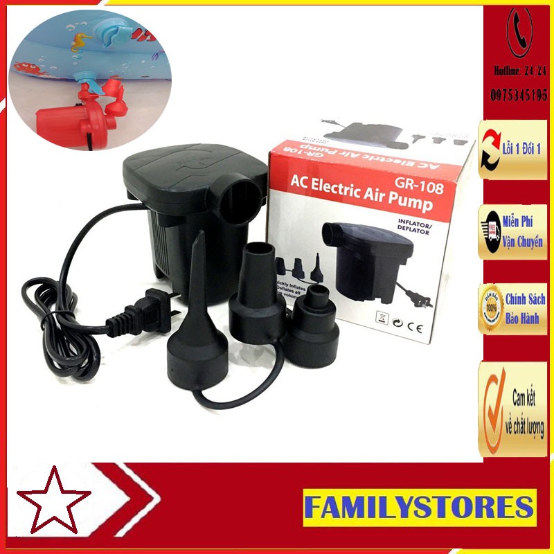 Bơm phao điện hai chiều,bơm bể bơi,phao bơi,bóng kèm hút chân không