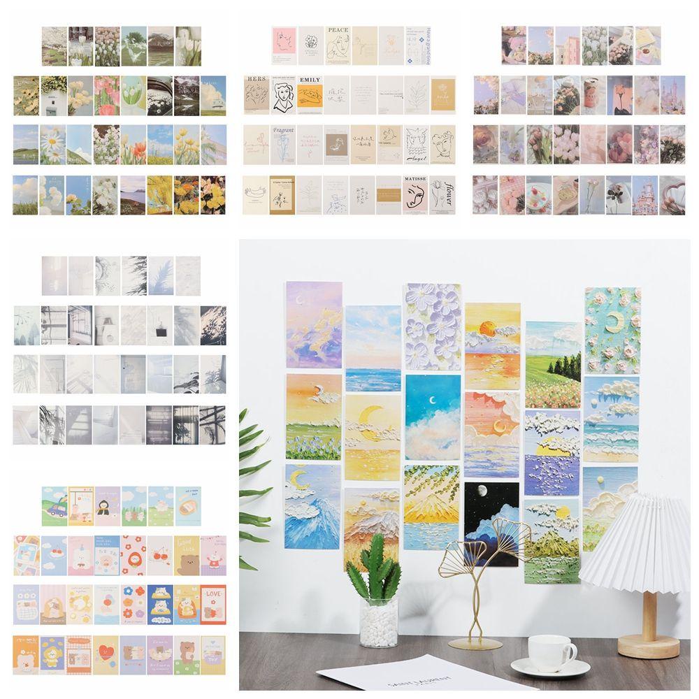 Set 30 Tấm Bưu Thiếp Hình Ngôi Làng Trang Trí Nhà Cửa