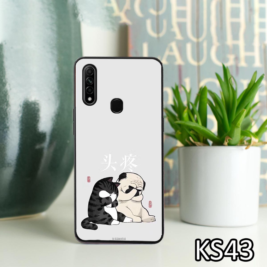 [SIÊU ƯU ĐÃI] Ốp lưng Oppo A8/A31/A91-2020 in hình chú MÈO BÉO siêu đẹp, độc, lạ_KINGSTORE.HN_Ốp lưng điện thoại
