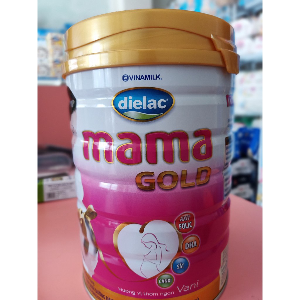 Sữa bầu Dielac MaMa Gold mẫu mới hộp 900g ( Date 2022 )