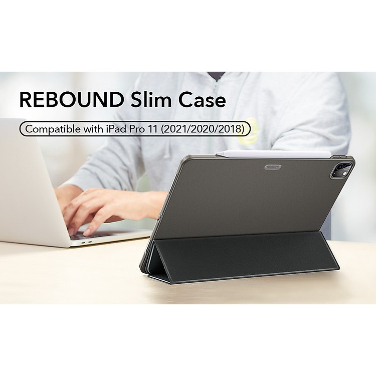 Bao Da Dành Cho iPad Pro 11 inch 2021/2022 và iPad Pro 12.9 inch 2021/2022 ESR Rebound Slim Smart Case - Hàng Nhập Khẩu.