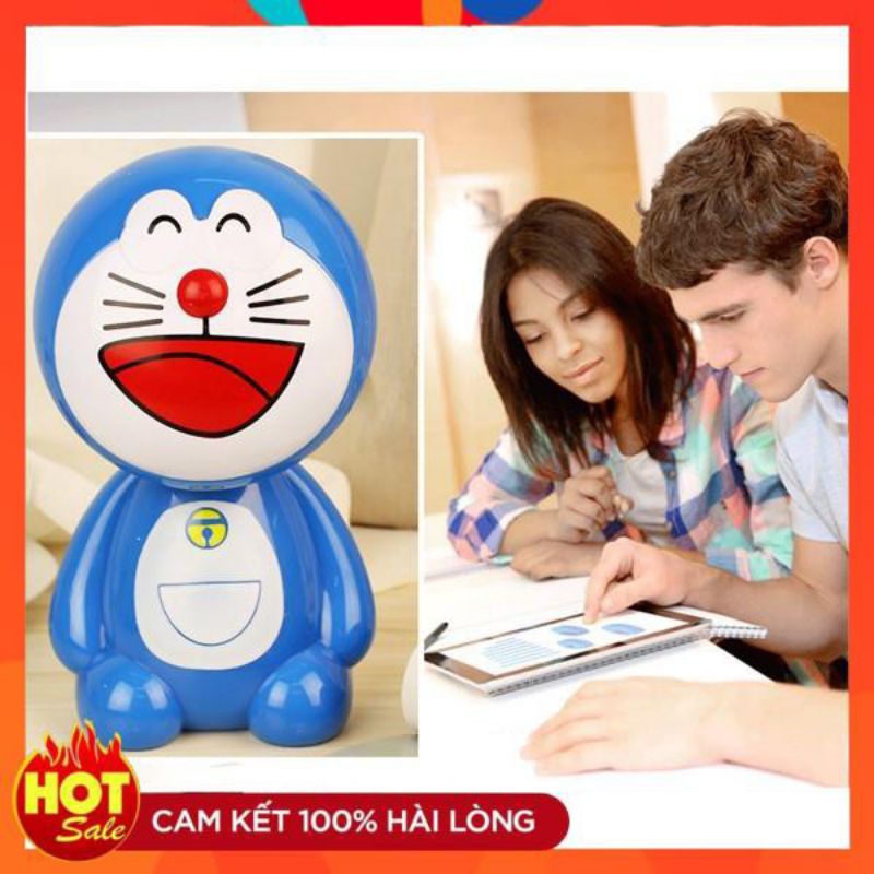 Đèn bàn học, làm việc đọc sách hình doremon chống cận siêu dễ thương