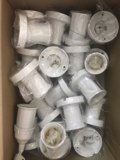 Đuôi chui đèn E27 E14 12 bóng gắn tường treo chống nước mưa ngoài trời theo lựa chọn, ớt bàn ông địa