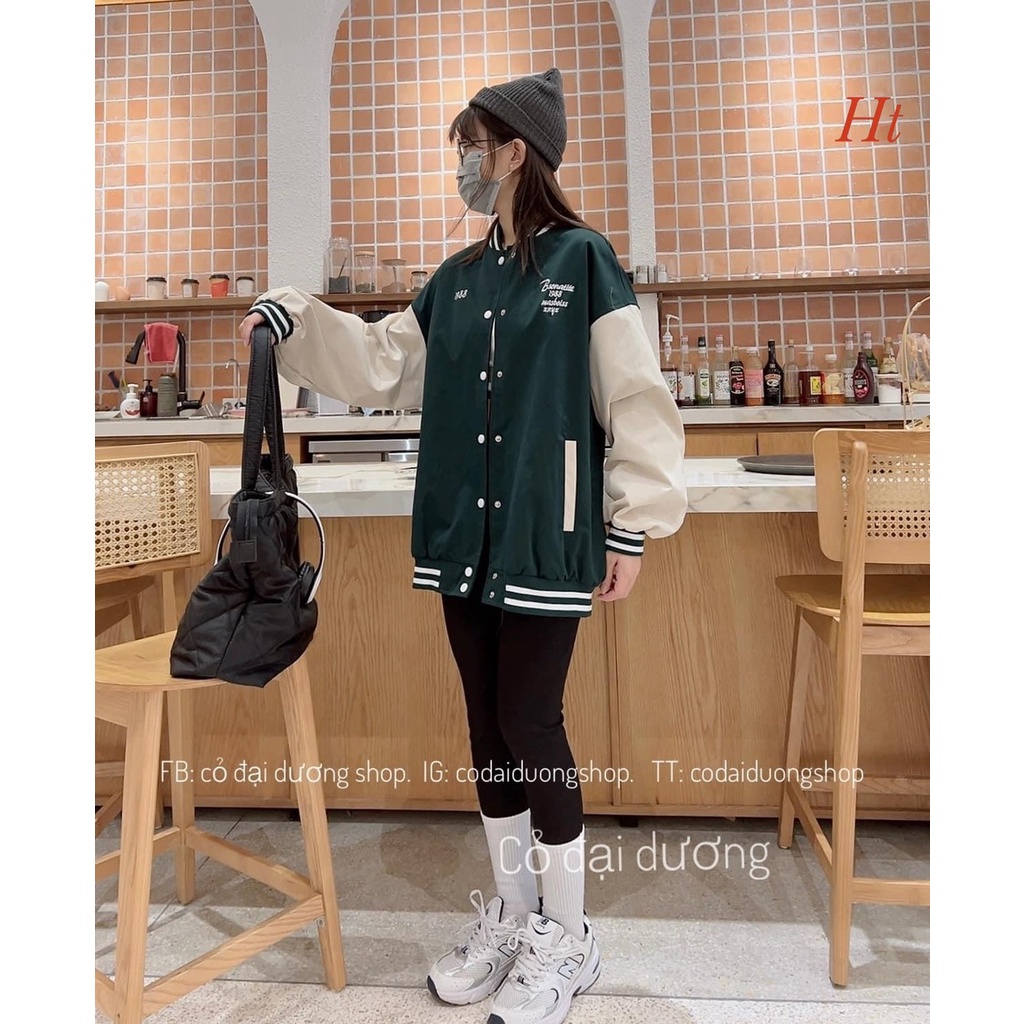 Áo khoác Bomber nỉ 1988-6H2T