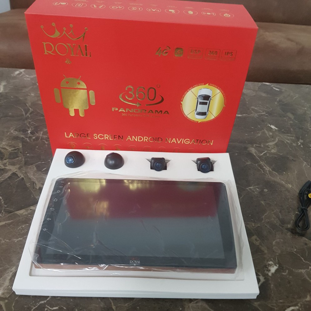Sản Phẩm Bộ kết hợp màn hình DVD Android và Camera hành trình 360 độ cao cấp 2 trong 1 dùng cho xe ô tô .