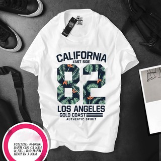 [FREESHIP] Áo Thun Tay Ngắn Nam Nữ Cổ Tròn CALIFORNIA 82 LOS ANGELES Cực Đẹp AT54