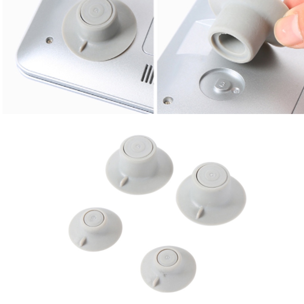 Set 4 Chân Đế Tản Nhiệt silicon kê chân laptop chống nóng tản nhiệt Cool Feet, nút cách nhiệt máy tính cho máy tính bảng/ máy tính xách tay