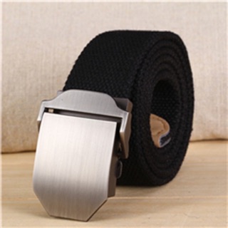 Thắt lưng vải dù mặt khoá trơn- Nhóm màu trơn