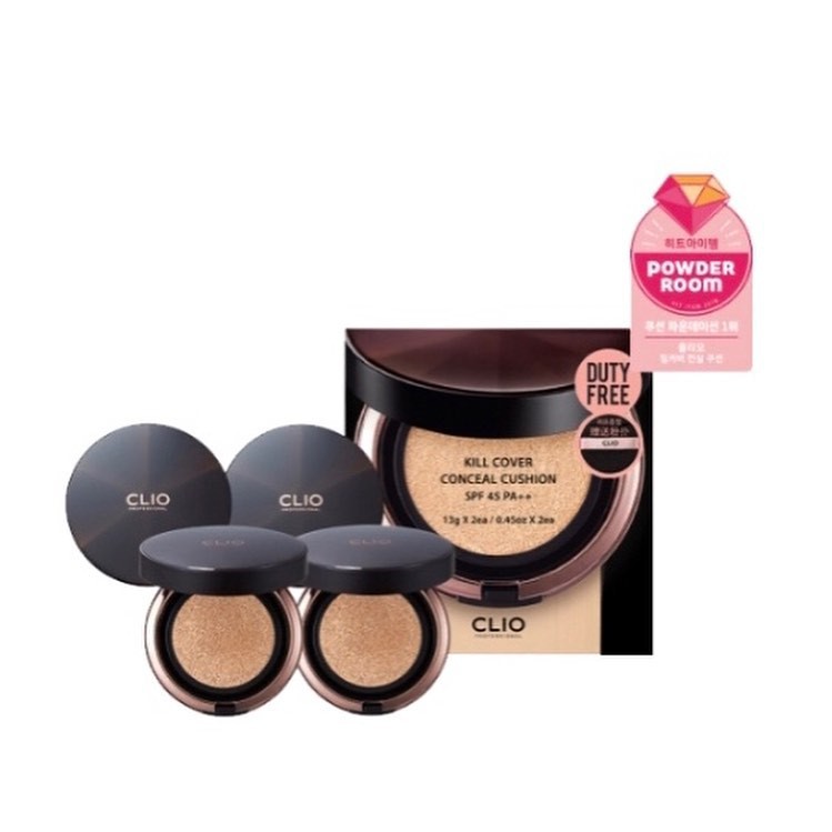[HSD 07/2022]Set Phấn Nước Kill Cover Conceal Cushion Clio mẫu mới 2019