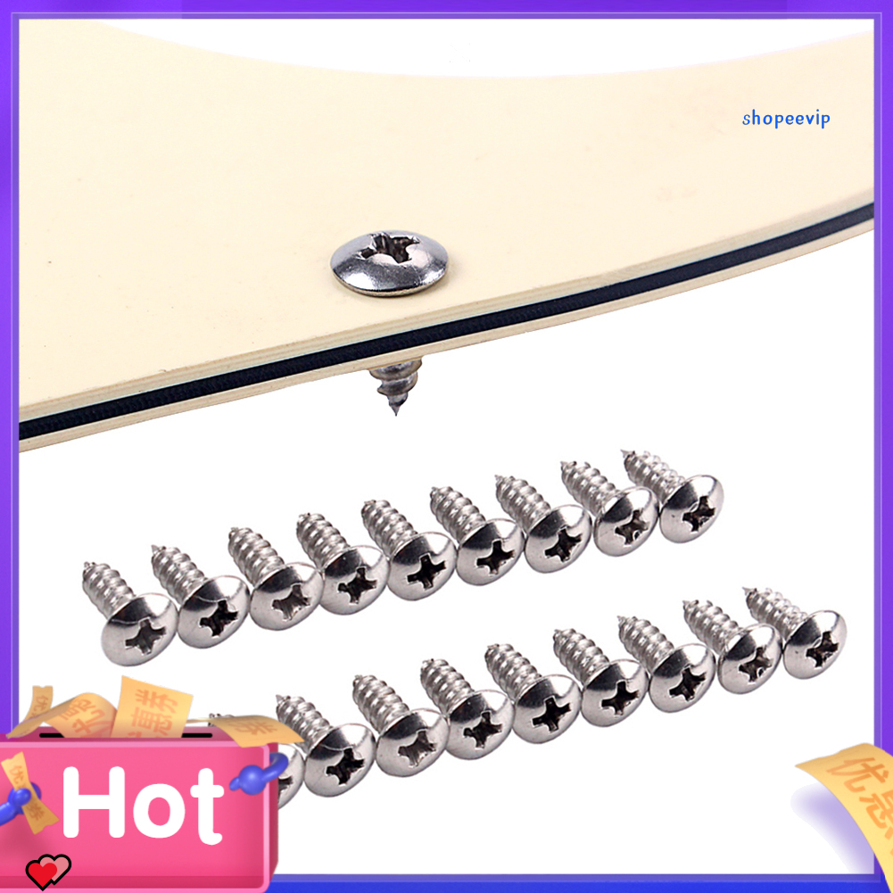 Bộ 19 Vỏ Bọc Bằng Thép Không Gỉ Cho Miếng Gảy Đàn Guitar Điện