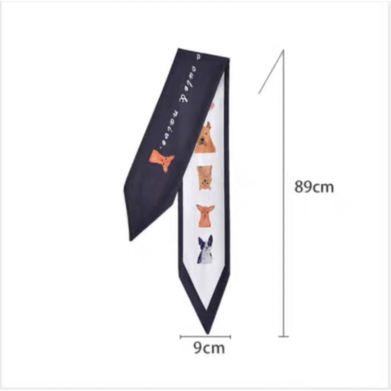 Khăn dài bảng lớn in hoạ tiết retro - Khăn choàng cổ dễ thương in hoạ tiết retro