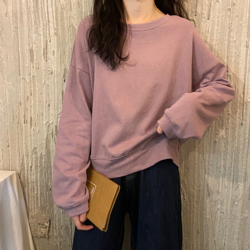 Áo Thun Dáng Rộng Dài Tay Thời Trang Dạo Phố Cá Tính 39258