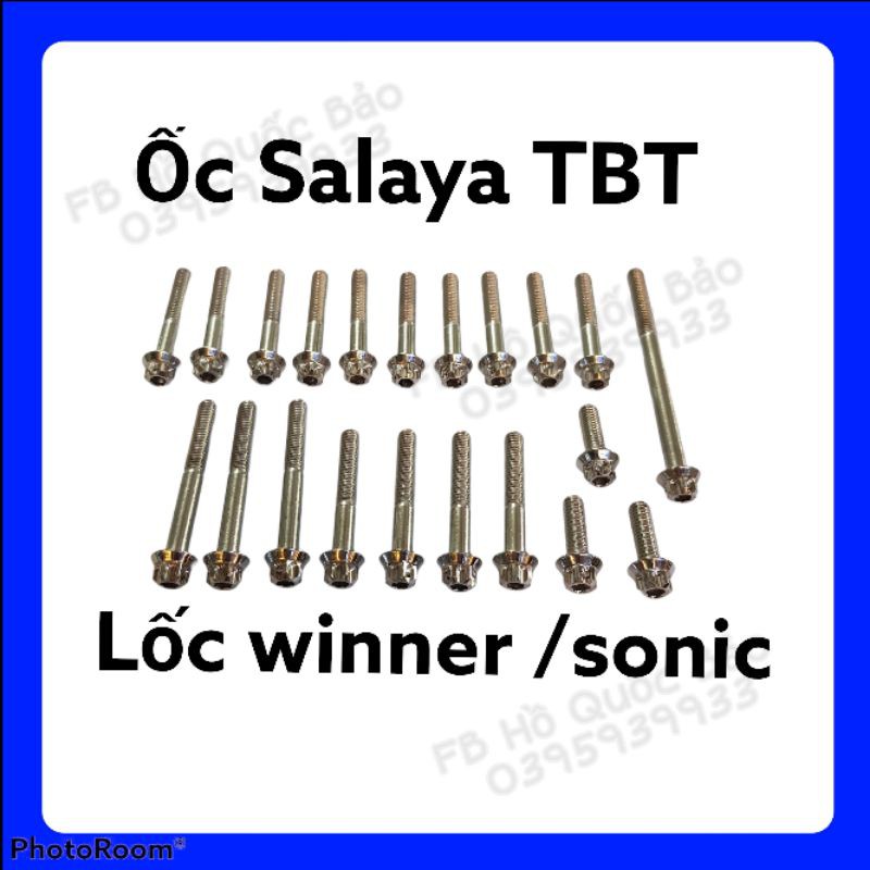 Ốc lốc máy TBT v1 v2 winner v1 winner x sonic inox 304 bảo hành trọn đời