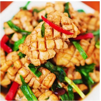1kg Mực tỉa hoa chiên xào nhiều món