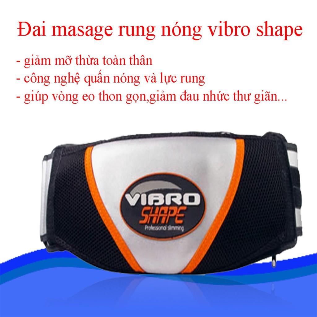 Đai Massage Bụng Nóng Rung Vibro Shape Thế Hệ Mới