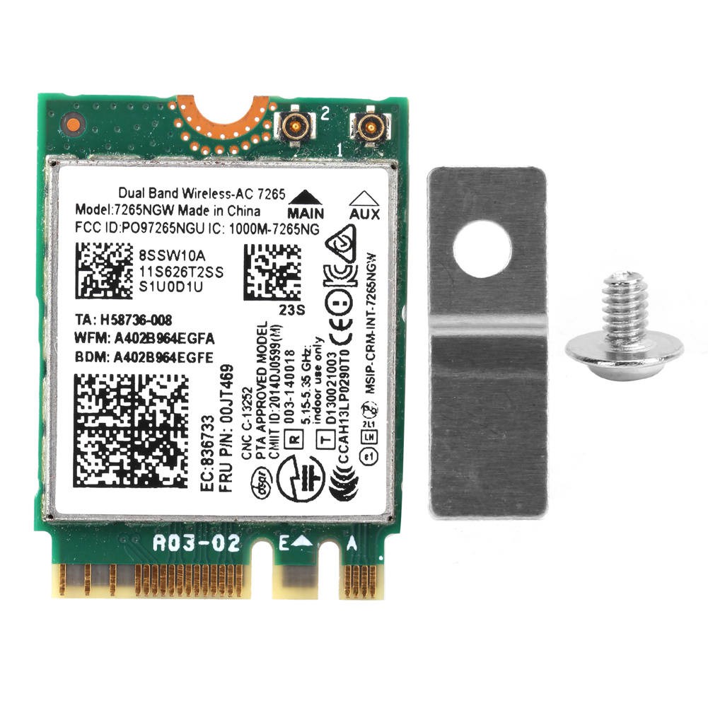 [Ready Stock] Wireless Network Card Dual‑Band Bluetooth Wifi Module for Lenovo ThinkPad X250 T450 T550