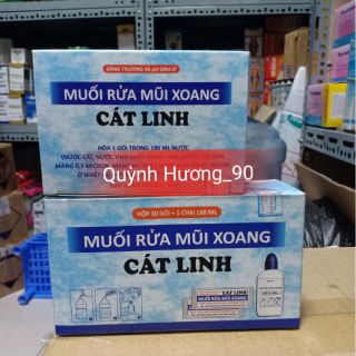 Bình và muối rửa mũi CÁT LINH ( hàng chuẩn)