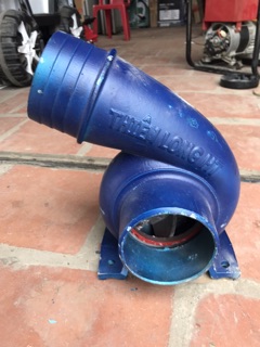 Đầu bơm nước ống 90mm | Đầu bơm ly tâm ráp cho đầu nổ hoặc motor điện 1.5 - 2 kw