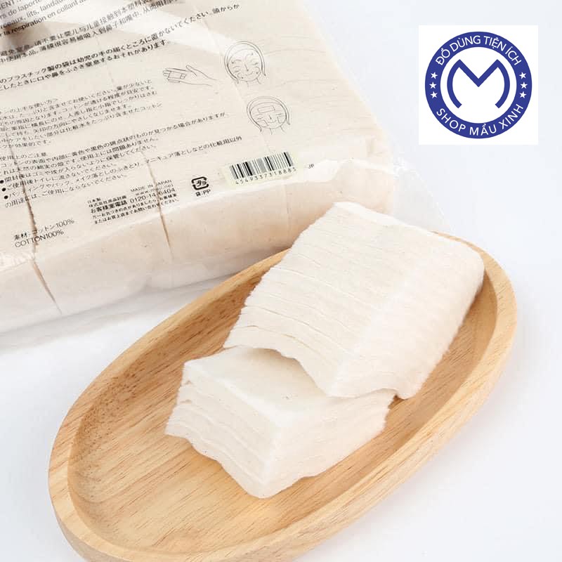 Bông Tẩy Trang Muji Cotton Tách Lớp Hữu Cơ (hàng chính hãng) – Bông Tẩy Trang An Toàn SHOPMAUXINH