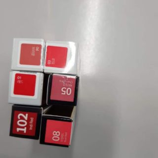 Son lì Noblack màu đỏ cam cá tính