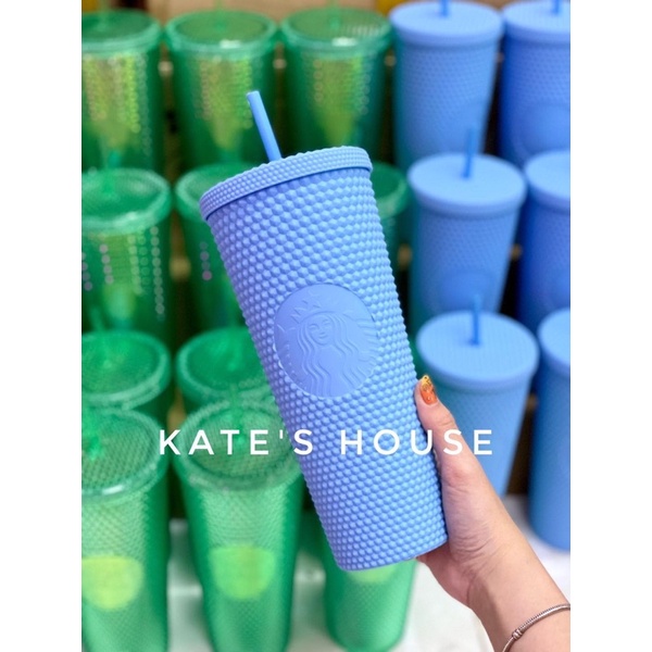 Ly studded Starbucks coldcup ly gai phiên bản matte