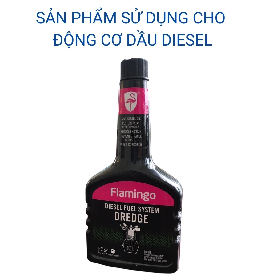 Phụ gia dầu Diesel Ô tô Flamingo vệ sinh làm sạch kim phun buồng đốt cải thiện hiệu suất động cơ Mitauto