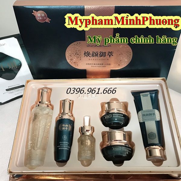 Bộ mỹ phẩm hoàng cung xanh 6in1   (giành cho da nám nặng, nám lâu năm)