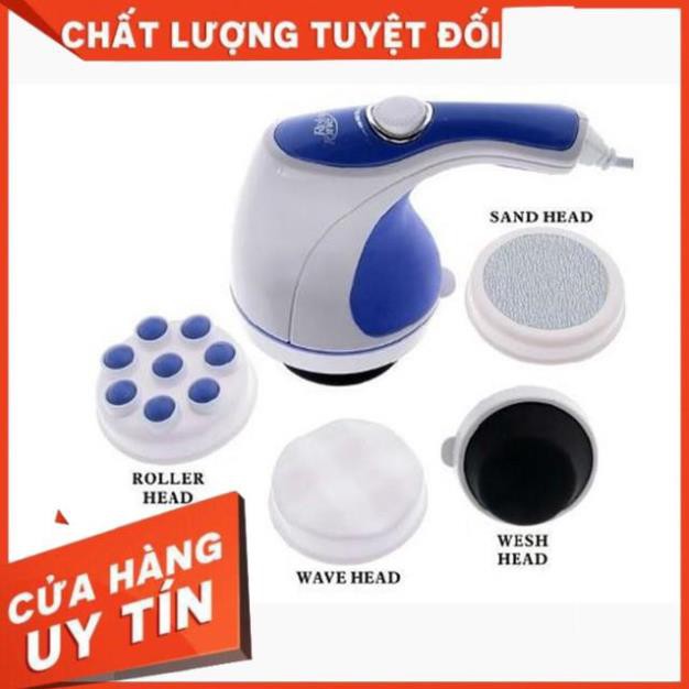 SỐC SALE [ BH - 1 Đổi 1 ] Máy Massage Cầm Tay Relax & Spin Tone 5 Đầu  máy massage mặt,  bụng Model A781. .