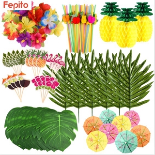 Set 123 que cắm trang trí phong cách hawaii