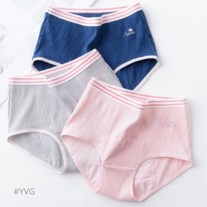 YVG - Quần Lót Nguyệt San/Quần Lót Sinh Lý Thời Trang Nữ Cotton Cao Cấp Siêu Thấm Thoáng Khí Cho Ngày Đèn Đỏ-Combo 3 cái