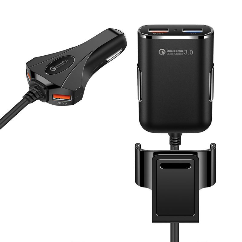 Đầu Sạc 4 Cổng Usb Qc3.0 Cho Iphone Samsung Xiaomi Huawei