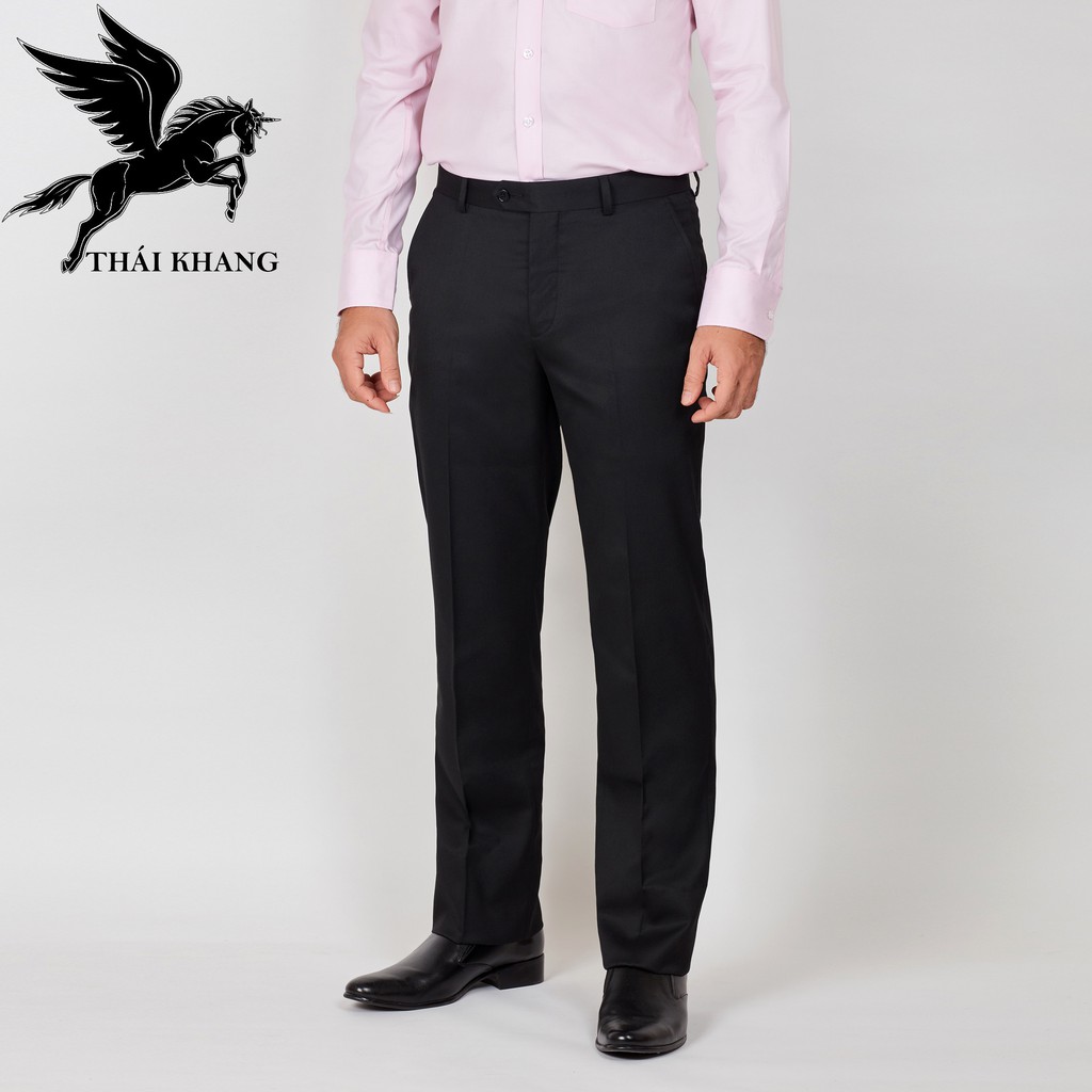 Quần tây nam trung niên vải dày mềm không ra màu loại quần tây nam ống suông | BigBuy360 - bigbuy360.vn