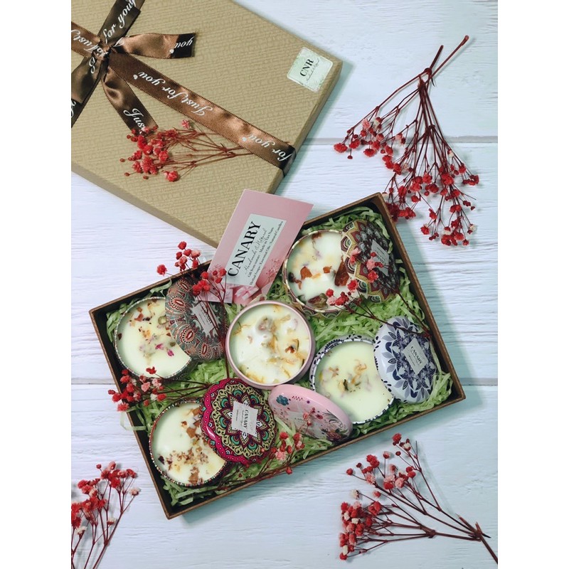 Hộp quà nến thơm 5 mùi