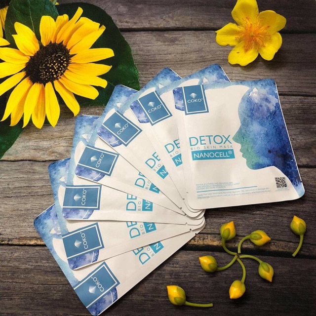 Kết quả hình ảnh cho Coko Detox Nanocell Mask